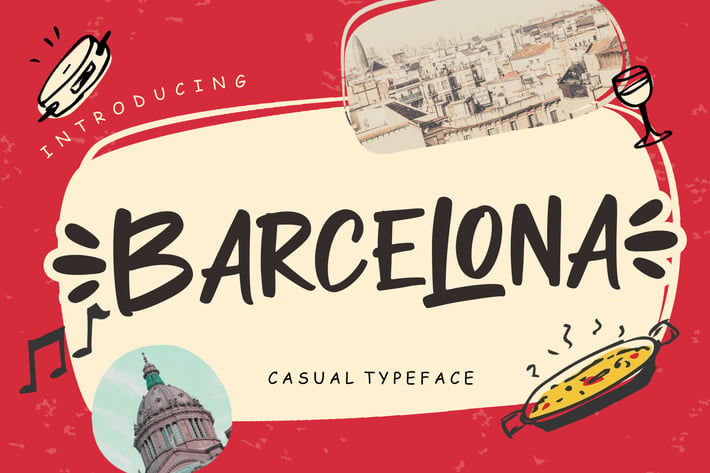 Barcelona Casual Typeface