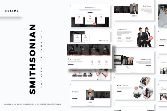 Smithsonian - Google Slide Template