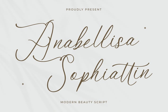 Anabellisa Sophiattin Modern Script Font