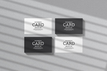Minimal Business Cards Mockup m1