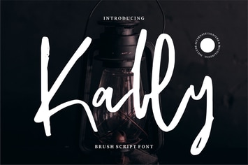 Kally | Brush Script Font