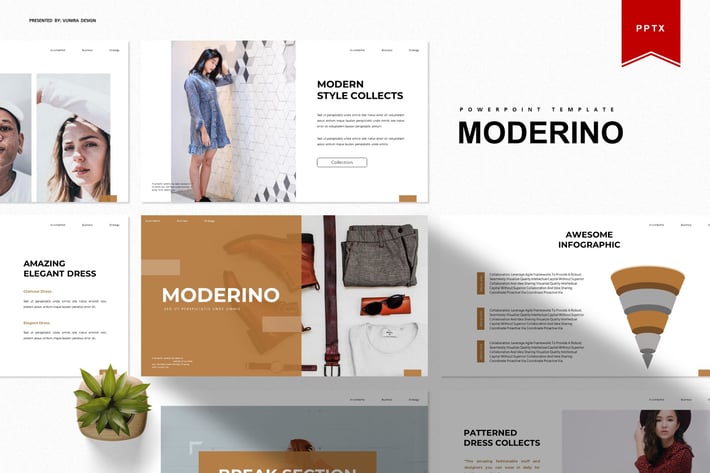 Moderino | Powerpoint Template