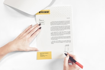 A4 Paper / Business Letter / Letterhead Mockup