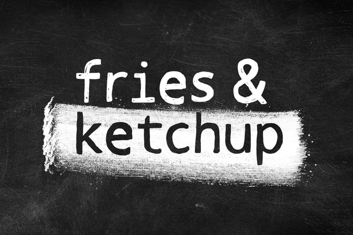 Fries and Ketchup Hand Drawn Font
