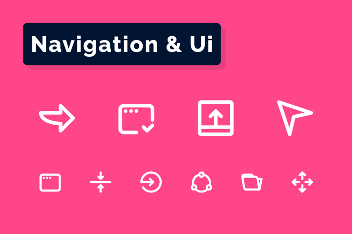 Navigation & Ui Icons Set