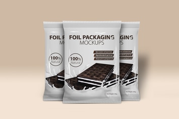 Foil Packaging Mockups Vol.2