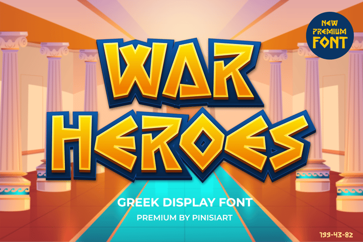 War Heroes - Gaming font