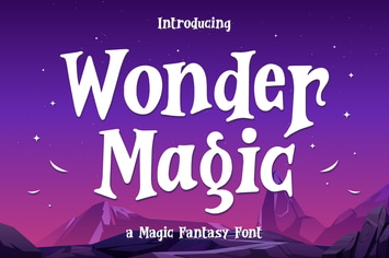 Wonder Magic – a Magic Fantasy Font