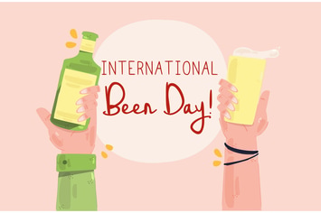International Beer Day Illustration