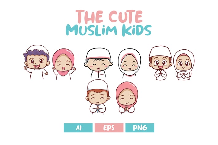 The Cute Muslim Kids