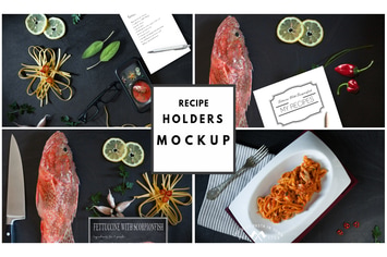 Recipe Holders Mockup