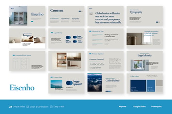 Eisenho - Brand Guidelines Presentation Template