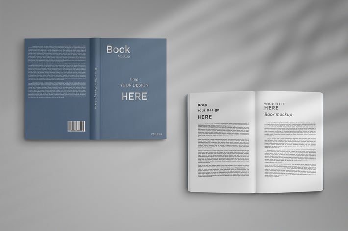 Book Mockup Hardcover