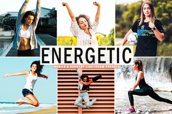 Energetic Mobile & Desktop Lightroom Presets
