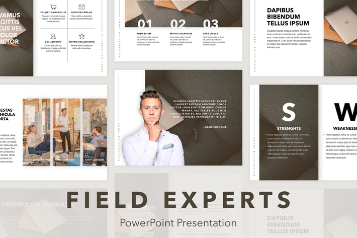 Field Experts PowerPoint Template