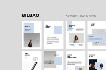 BILBAO - A4 Vertical Keynote Template