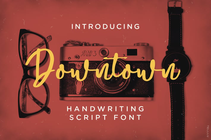 Downtown - Handwriting Script Font