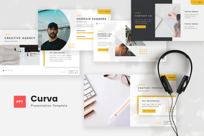 Creative Company Profile PowerPoint Template