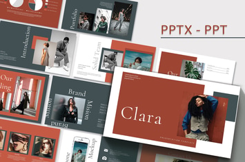 CLARA - Fashion Powerpoint Template
