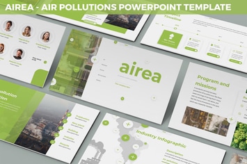 Airea - Air Pollutions Powerpoint Template