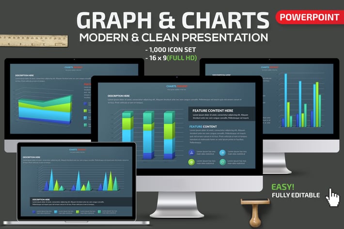 Graph & Charts Powerpoint Presentation