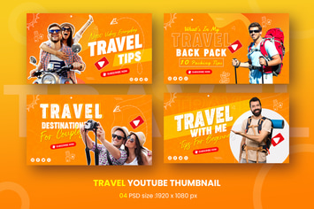Travel Youtube Thumbnail Template