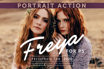 Freya Portrait Action for Photoshop