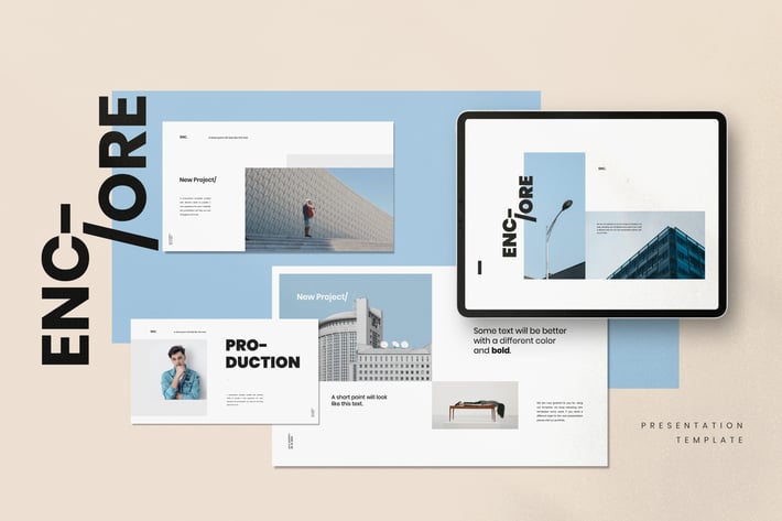 ENCORE - Minimal Business Powerpoint