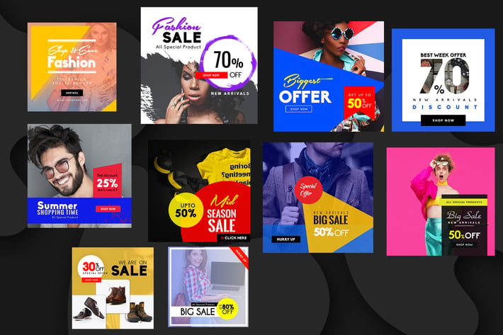 Social Media Banner For Promotional PSD Templates 