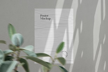 Crumpled Urban Poster Mockup