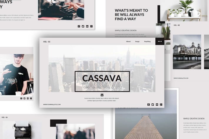 Cassava Multipurpose PowerPoint Template