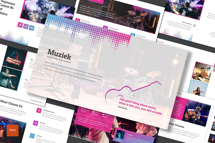 Muziek - Powerpoint Template