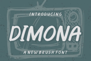 Dimona | Brush Font