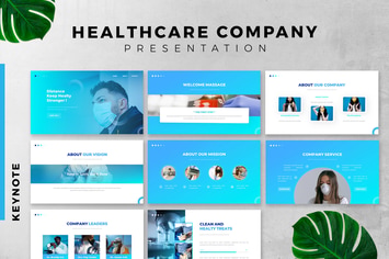 Healing Healthcare Keynote slide template