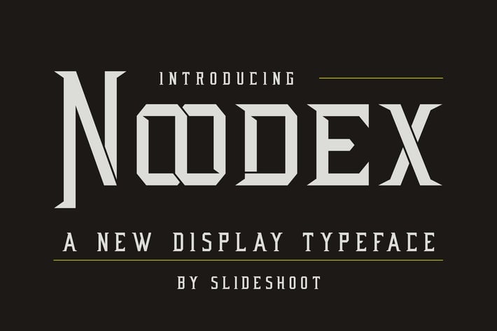 Noodex -  Display Serif  Font