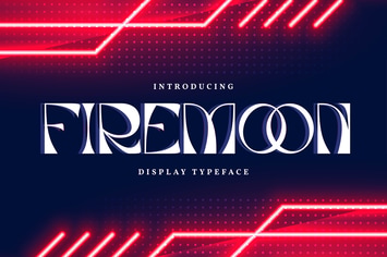 Firemoon | Display Typeface Font
