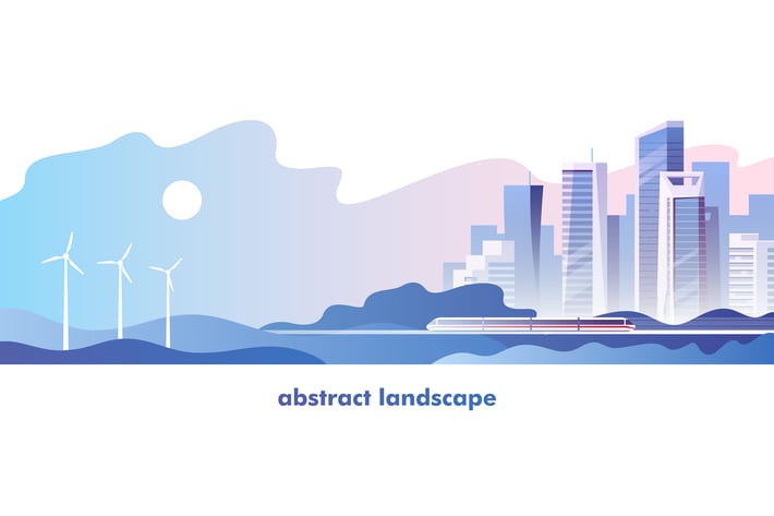 Abstract Urban Landscape