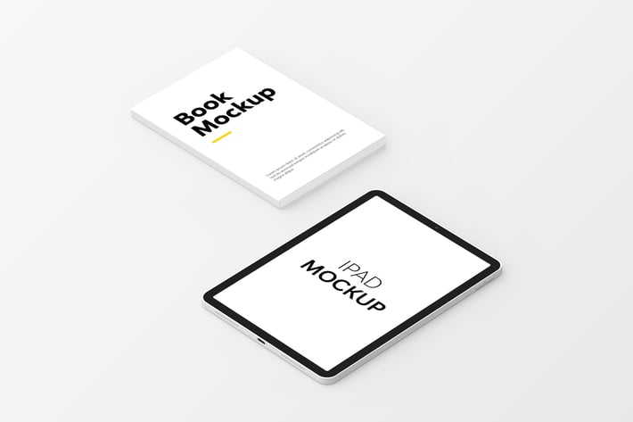 Book & iPad Mockup