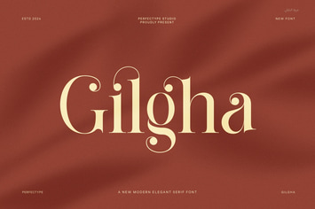 Gilgha Modern Serif Font