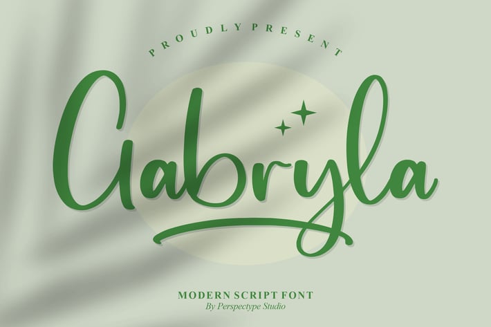 Gabryla Modern Script Font