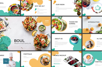Boul - Food Keynote Template