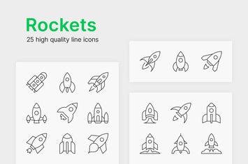 Rocket Icons