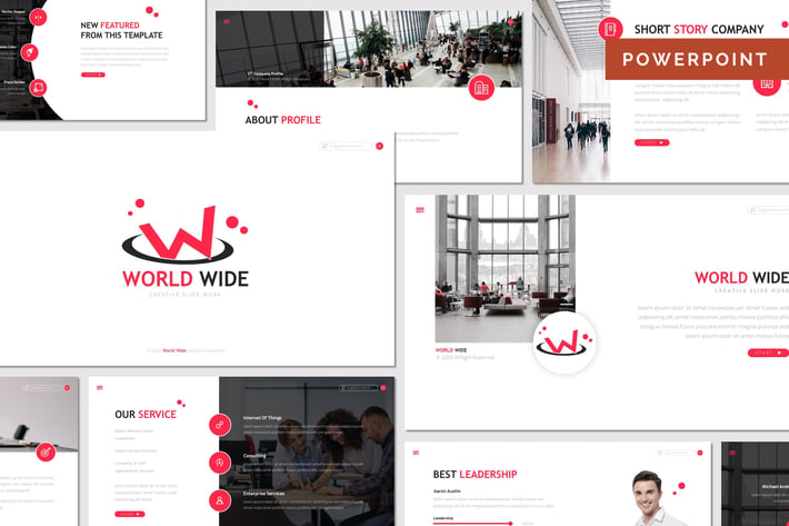 World Wide - Multipurpose Powerpoint Template