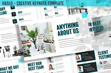 Haslo - Creative Keynote Template