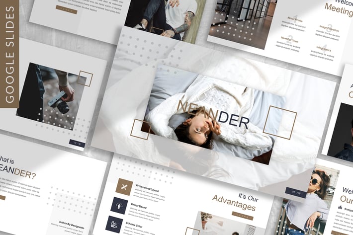 Neander - Fashion Google Slide Template
