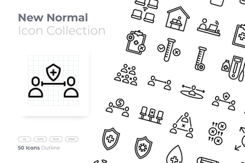 New Normal Outline Icon