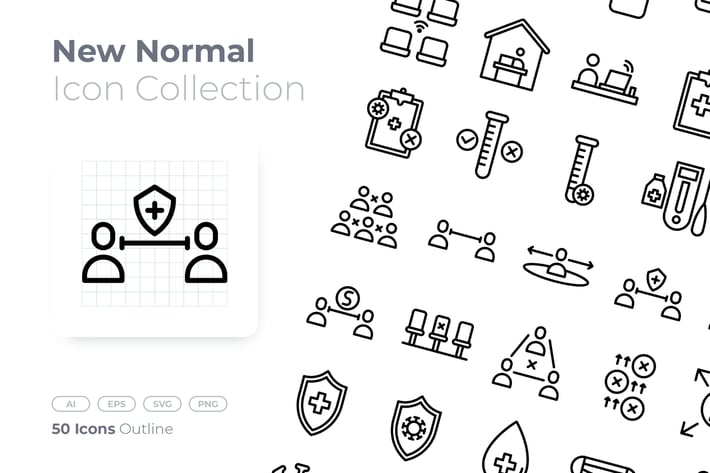 New Normal Outline Icon
