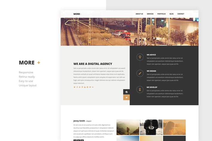  MORE Creative One Page Template 