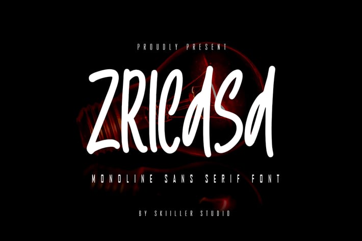 Sricasa - Monoline San Serif Font