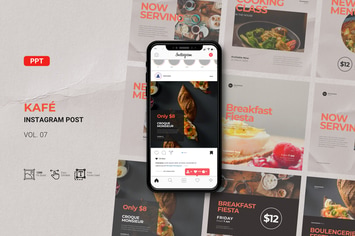 Kafé - Instagram Post Powerpoint
